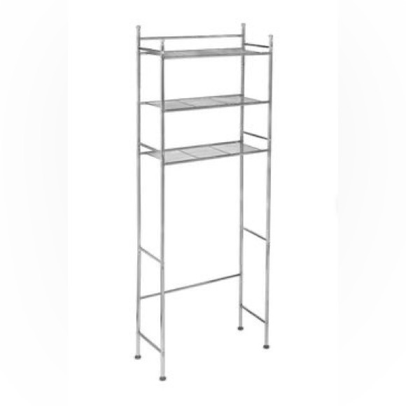 NIB 3 Shelf Bathroom Space SaverOver The Toilet Rack Storage Organizer